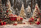 Kate Sapin de Noël Extérieur Neige Cadeaux Toile de fond pour la photographie - Kate Backdrop FR
