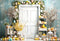 Kate Pâques Porte en bois Blanc Œufs Toile de fond conçue par Emetselch - Kate Backdrop FR