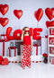 Kate Saint Valentin LOVE Ballons Cadeaux Toile de fond conçue par Emetselch - Kate Backdrop FR