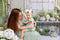 Kate Printemps Vert Fleurs Fenêtre Toile de fond conçue par Emetselch - Kate Backdrop FR