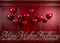Kate Saint-Valentin Coeurs Ballons Rouge Mur Toile de fond conçue par Mini MakeBelieve - Kate Backdrop FR