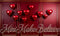Kate Saint-Valentin Coeurs Ballons Rouge Mur Toile de fond conçue par Mini MakeBelieve - Kate Backdrop FR