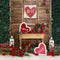 Kate Saint-Valentin Amour Roses Mur Végétal Toile de fond conçue par Emetselch - Kate Backdrop FR