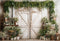Kate Printemps Porte en Bois Blanc Plantes Toile de fond conçue par Emetselch - Kate Backdrop FR