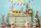 Kate Pâques Œufs Lapin Fleurs Toile de fond conçue par Emetselch - Kate Backdrop FR