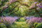 Kate Printemps Glycine Forêt Vert Chemin Toile de fond pour la photographie - Kate Backdrop FR