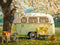 Kate Printemps Extérieur Fleurs sauvages Voiture Toile de fond conçue par Emetselch - Kate Backdrop FR