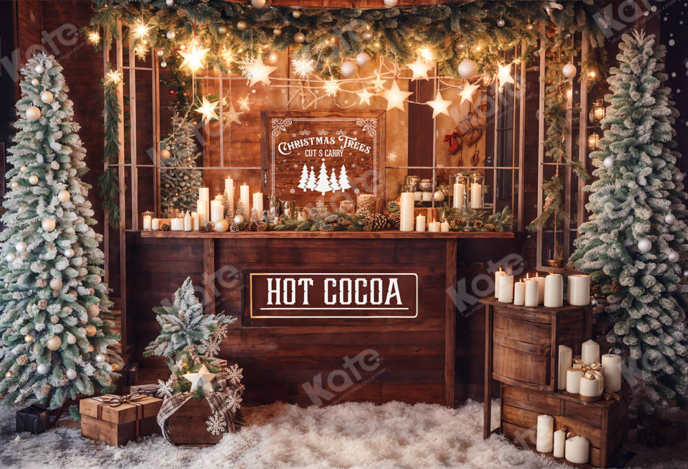 Kate Noël Chocolat chaud Bougies Lumière Toile de fond conçue par Chain Photographie