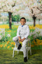 Kate Printemps Fleurs Prairie Arbres Toile de fond conçue par Chain Photographie - Kate Backdrop FR