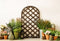 Kate Printemps Plante Vert Lapin Fleurs Toile de fond conçue par Emetselch - Kate Backdrop FR