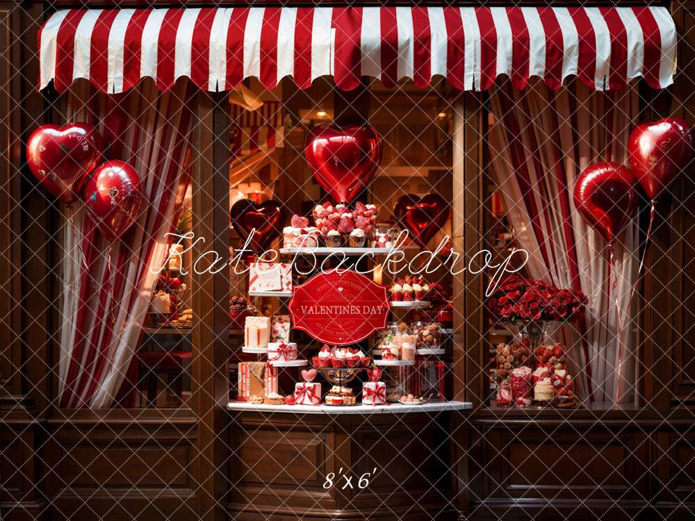 Kate Saint-Valentin Armoire à cadeaux Ballons Toile de fond conçue par Chain Photographie