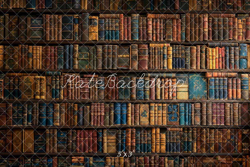 Kate Étagère à livres Rétro Mur Toile de fond conçue par Chain Photographie - Kate Backdrop FR