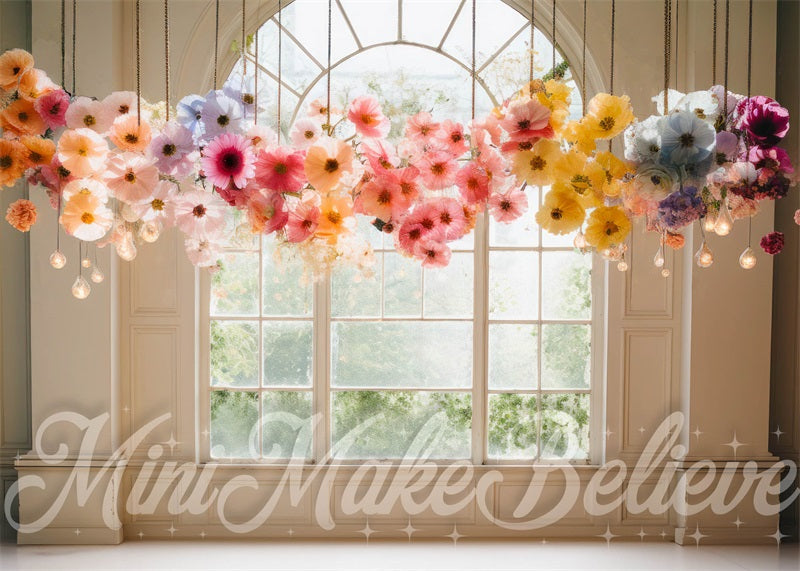 Kate Tenture Florale Intérieur Fenêtre Toile de fond conçue par Mini MakeBelieve - Kate Backdrop FR