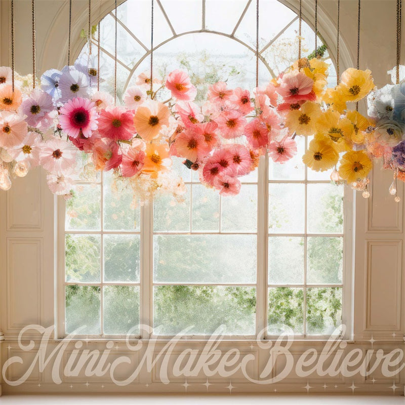 Kate Tenture Florale Intérieur Fenêtre Toile de fond conçue par Mini MakeBelieve - Kate Backdrop FR