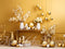 Kate Mur Doré Décors Pâques Fleurs Toile de fond conçue par Mini MakeBelieve - Kate Backdrop FR