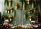 Kate Serre Mur Pot de fleurs Vert Toile de fond conçue par Mini MakeBelieve - Kate Backdrop FR