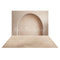 Kate Bohème Simple Mur en arc Beige Élégant Toile de fond+Terrazzo Fissuré Beige Toile de fond - Kate Backdrop FR