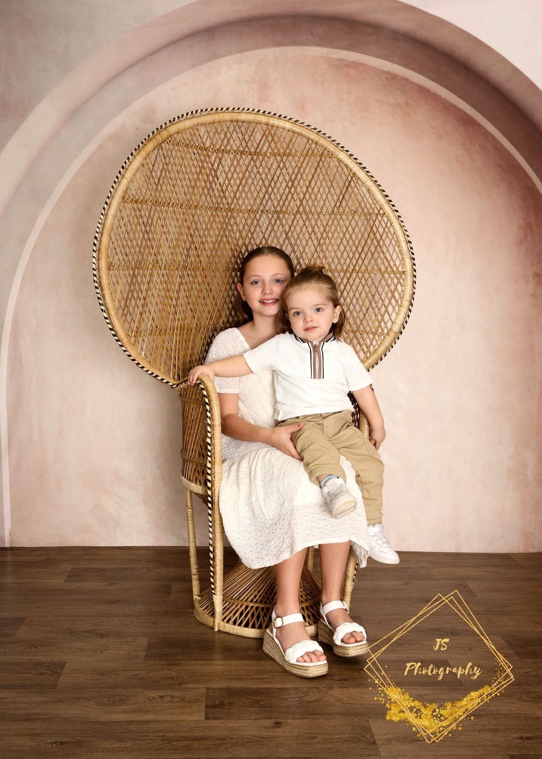 Offres Éclair-Kate Bohème Simple Arche Beige Élégant Toile de fond en Laine conçue par Kate Image - Kate Backdrop FR