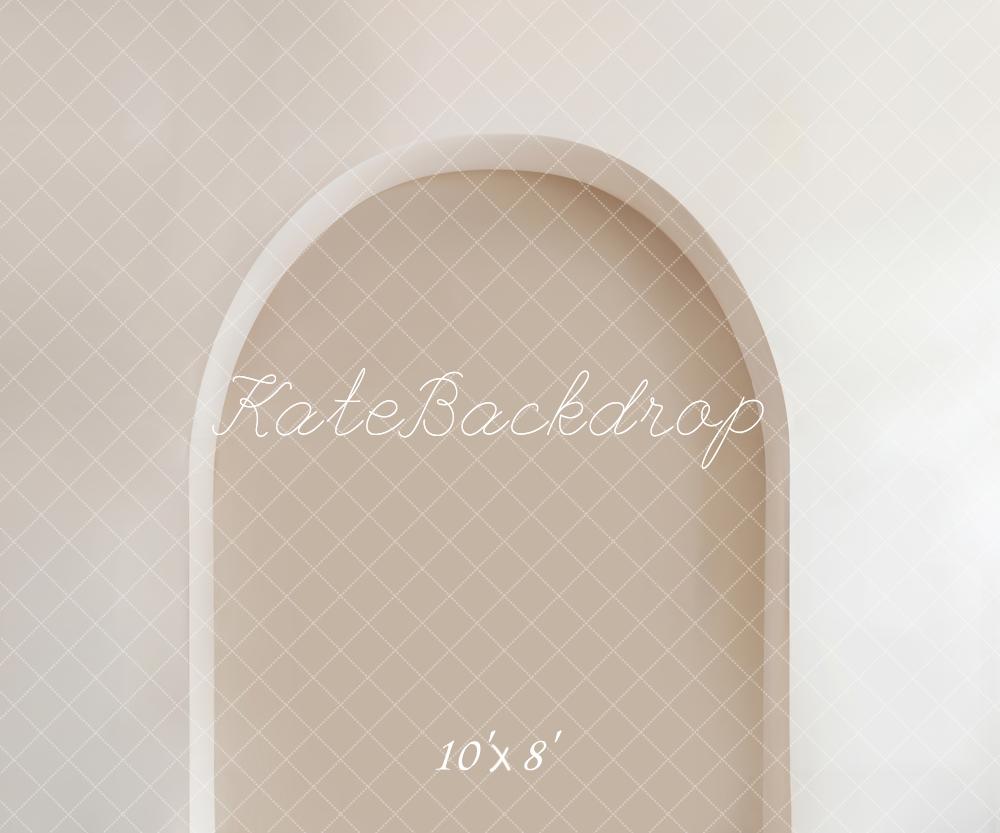 Kate Bohème Élégant Porte cintrée Style minimaliste Toile de fond conçue par Kate Image
