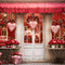 Kate Saint-Valentin Roses Rouge Magasin de fleurs Toile de fond conçue par Chain Photographie - Kate Backdrop FR