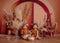 Kate Bohème Porte cintrée Jaune Élégant Toile de fond conçue par Emetselch - Kate Backdrop FR