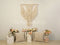 Kate Bohème Beige Tenture Fleurs Oreiller Toile de fond conçue par Emetselch - Kate Backdrop FR