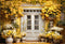 Kate Printemps Jaune Fleurs Porte en bois Toile de fond conçue par Emetselch - Kate Backdrop FR