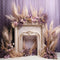 Kate Printemps Fleurs fraîches Roseau Cheminée Toile de fond conçue par Emetselch - Kate Backdrop FR
