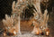 Kate Bohème Roseau Extérieur Arche Bougies Toile de fond conçue par Emetselch - Kate Backdrop FR