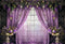 Kate Printemps Rideaux Violet Fleurs fraîches Toile de fond conçue par Chain Photographie - Kate Backdrop FR