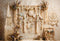 Kate Bohème Tenture Fleurs Beige Toile de fond conçue par Emetselch - Kate Backdrop FR