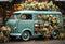 Kate Printemps Fleurs Camping-car Toile de fond conçue par Chain Photographie - Kate Backdrop FR