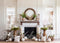 Kate Naturel Pâques Mur Blanc Cheminée Toile de fond conçue par Mini MakeBelieve - Kate Backdrop FR