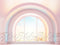 Kate Printemps Pâques Pastel Arc-en-ciel Fenêtre Toile de fond conçue par Mini MakeBelieve - Kate Backdrop FR