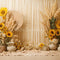 Kate Bohème Été Tournesols Beige Toile de fond conçue par Emetselch - Kate Backdrop FR