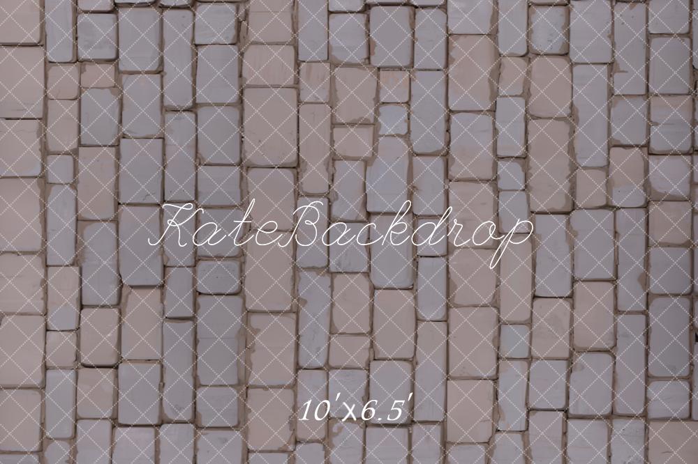 Kate Cool Sol en brique Gris Toile de fond conçue par Kate Image - Kate Backdrop FR