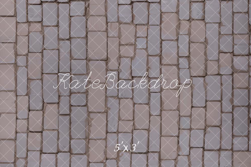 Kate Cool Sol en brique Gris Toile de fond conçue par Kate Image - Kate Backdrop FR