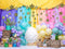 Kate Oeuf de Pâques Peinture Coloré Étoiles Toile de fond conçue par Mini MakeBelieve - Kate Backdrop FR
