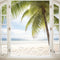 Kate Été Plage Intérieur Fenêtre Arbre Toile de fond conçue par Mini MakeBelieve - Kate Backdrop FR