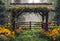 Kate Printemps Fleurs Clôture en bois Toile de fond conçue par Chain Photographie - Kate Backdrop FR
