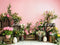 Kate Rose Printemps Fleurs Pâques Toile de fond conçue par Patty Robert - Kate Backdrop FR