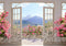 Kate Printemps Intérieur Porte française Toile de fond conçue par Mini MakeBelieve - Kate Backdrop FR