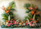Kate Été Beaux-Arts Arche Florale Toile de fond conçue par Mini MakeBelieve - Kate Backdrop FR