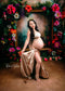 Kate Été Beaux-Arts Cadre Hibiscus Toile de fond conçue par Mini MakeBelieve - Kate Backdrop FR