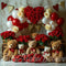 Kate Saint-Valentin Ours en peluche Roses rouges Toile de fond conçue par Mini MakeBelieve - Kate Backdrop FR