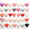 Kate Céramique Saint Valentin Cœurs Toile de fond conçue par Patty Robert - Kate Backdrop FR