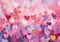 Kate Saint Valentin Coeurs peints Rose Toile de fond conçue par Patty Robert - Kate Backdrop FR