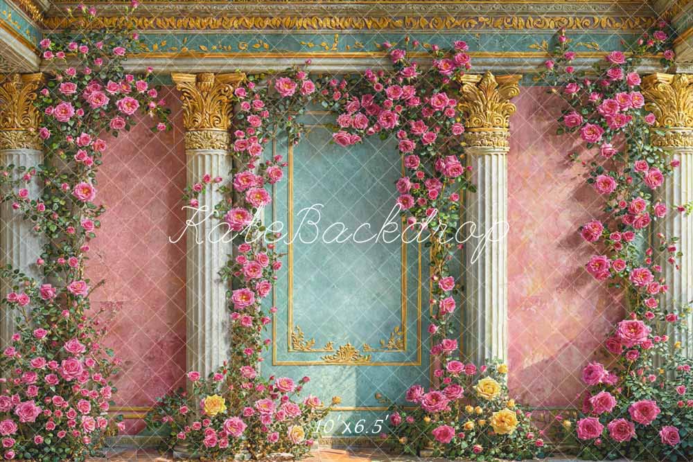 Kate Printemps Fleurs Mur de Style Européen Toile de fond conçue par Emetselch - Kate Backdrop FR
