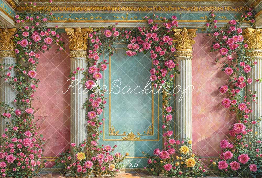Kate Printemps Fleurs Mur de Style Européen Toile de fond conçue par Emetselch - Kate Backdrop FR