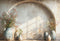 Kate Printemps Pot de fleur Beige Mur en arc Toile de fond conçue par Emetselch - Kate Backdrop FR